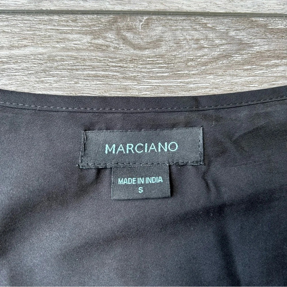 Marciano Sequins V Neck Dolman Sleeve  Oversized Tunics Mini Dress - Picture 5 of 15